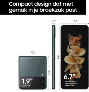 Samsung Galaxy Z Flip3 5G - opvouwbare smartphone