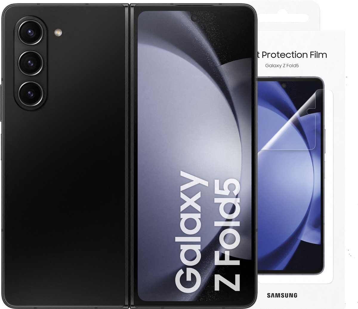 De Samsung Galaxy Z Fold5 512GB Phantom Black in één oogopslag