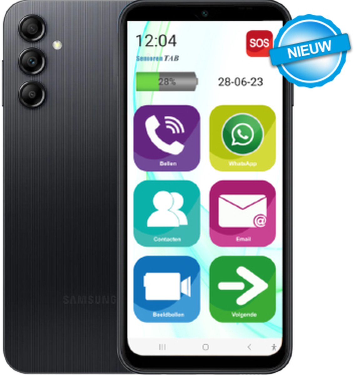 Samsung Senioren Mobiele Telefoon 128GB 6.7 inch