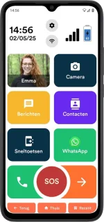Senifone S1 Senioren Smartphone Zwart 64GB