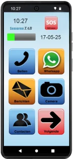 SeniorenTAB M Motorola Smartphone 64GB 6.6" Inclusief Beschermhoes