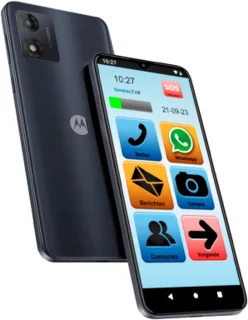 SeniorenTAB M Motorola Smartphone 64GB 6.6" Inclusief Beschermhoes