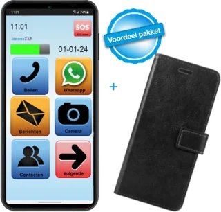 SeniorenTAB S616 Seniorensmartphone 128GB 6.7'' Inclusief Beschermhoes