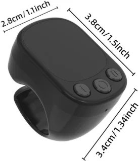 Smart Touch ScrollRing – Bluetooth touch-muisring