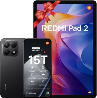 De Xiaomi 15T smartphone + Redmi Pad 2 tablet in één oogopslag