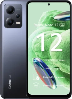 Xiaomi Note 12 128GB 5G Grey Black