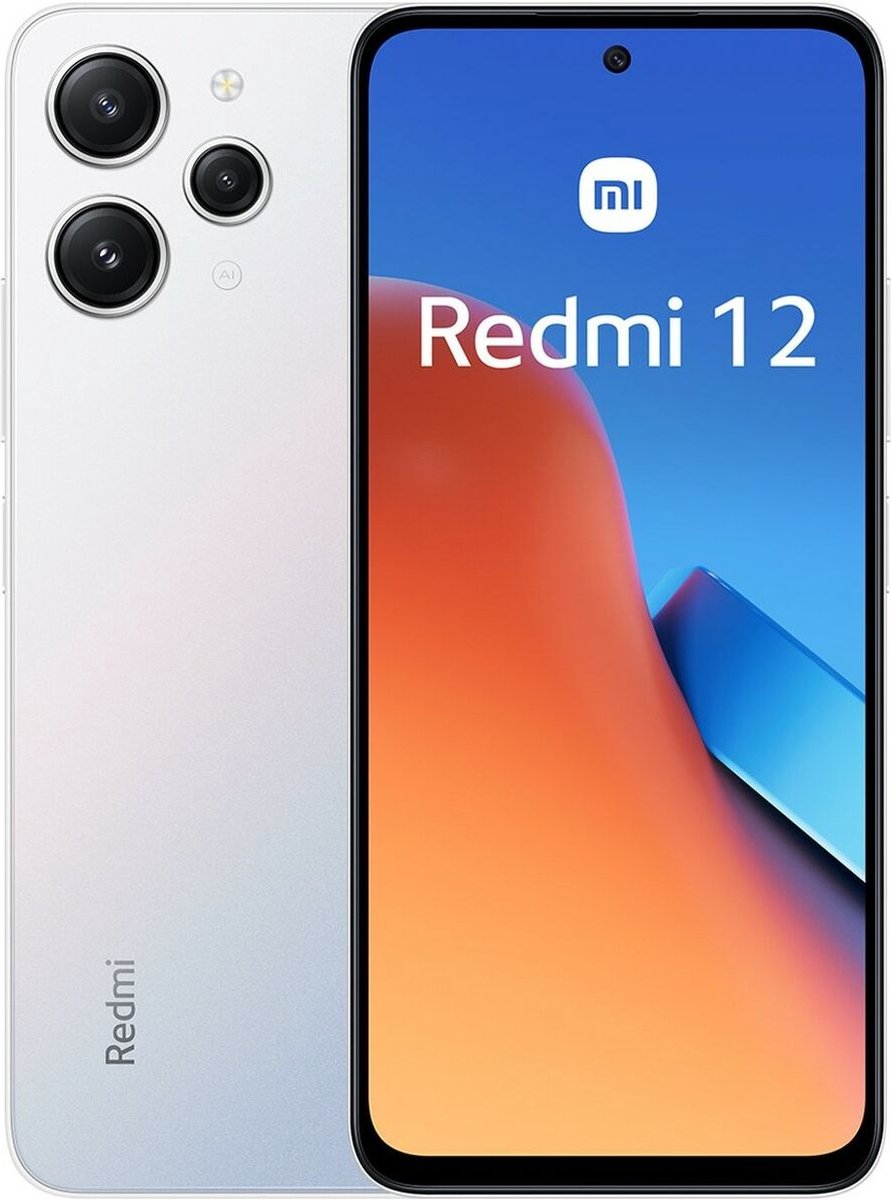 De Xiaomi Redmi 12 6,79" Silver 4GB RAM 128GB in één oogopslag