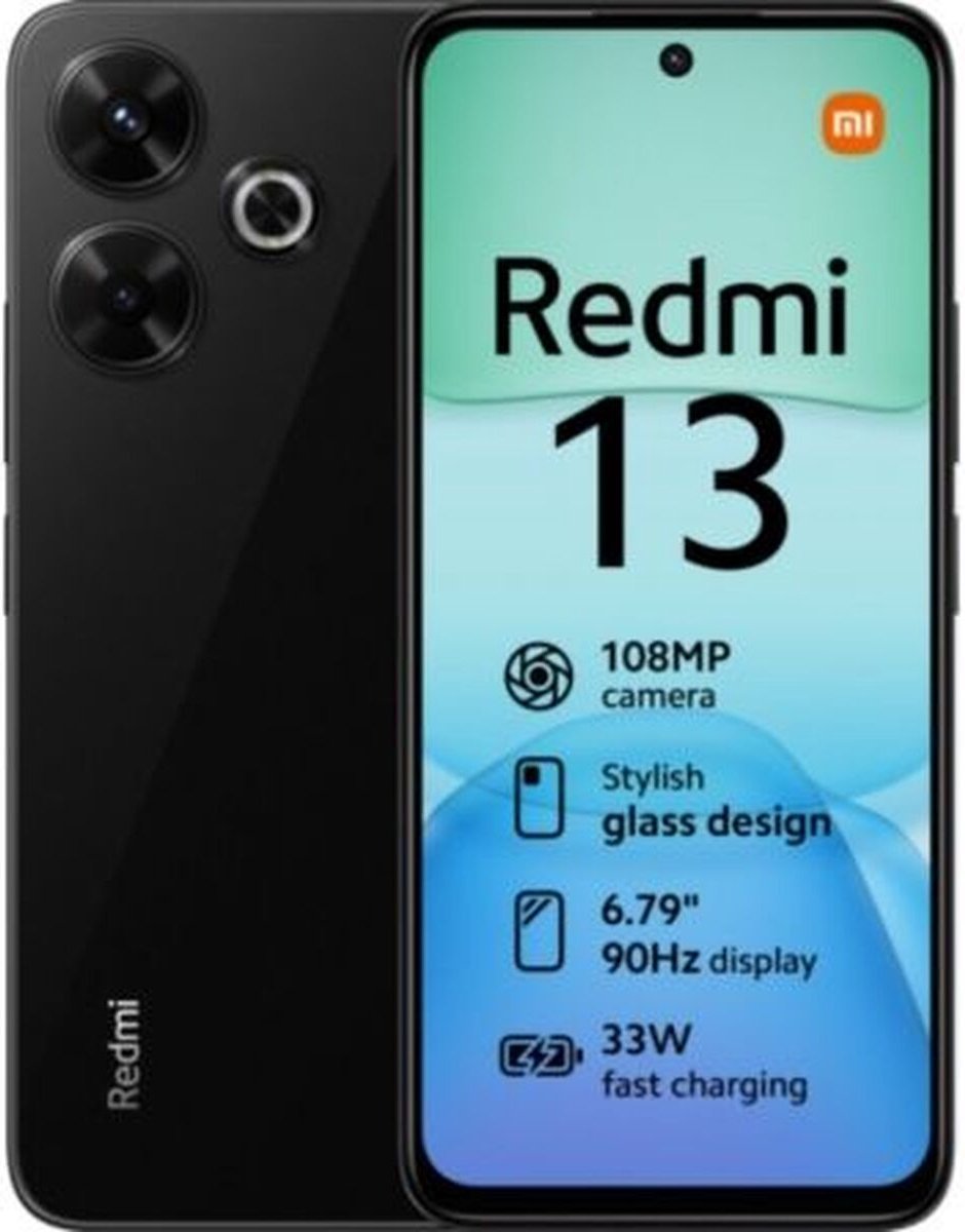 Xiaomi Redmi 13 8GB 256GB Midnight Zwart