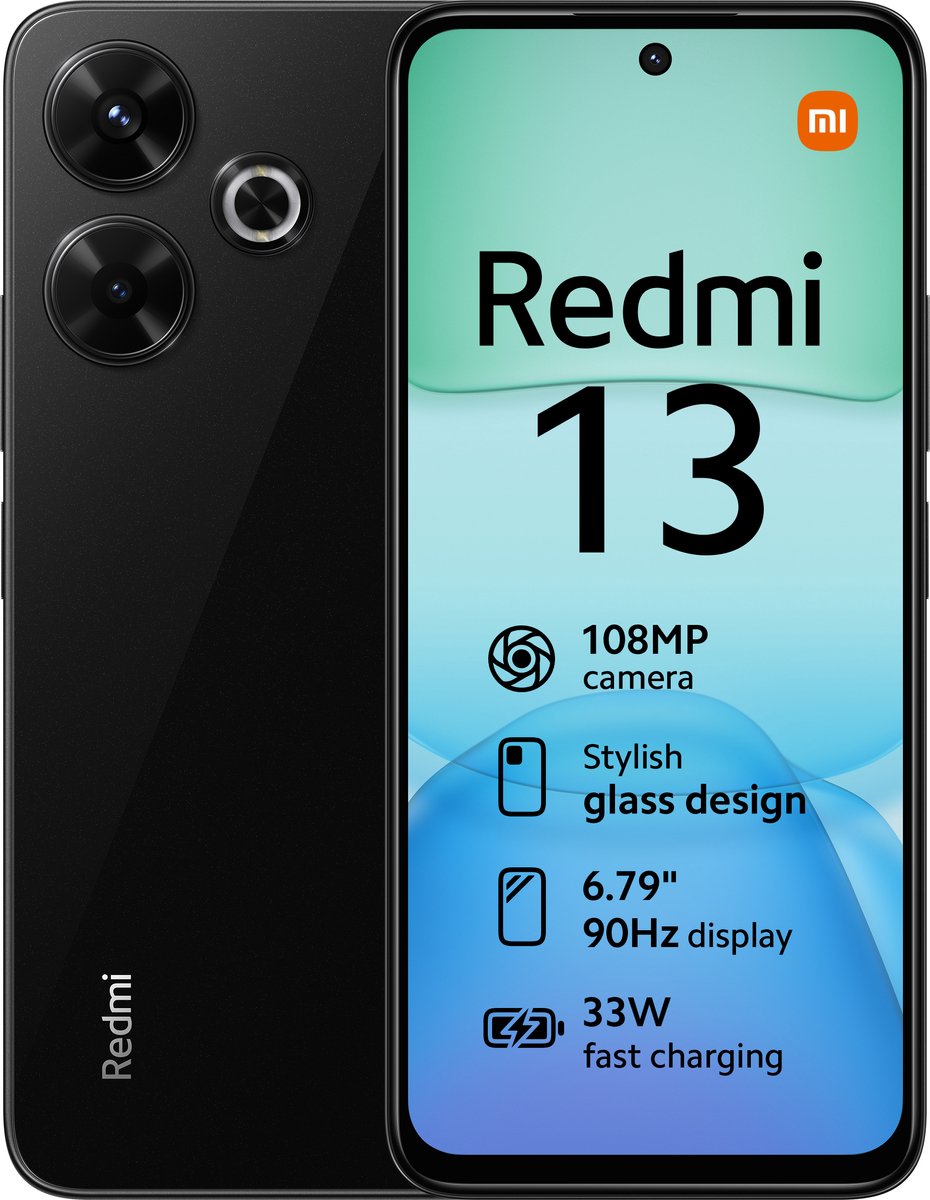 Xiaomi Redmi 13 8GB 256GB Midnight Zwart