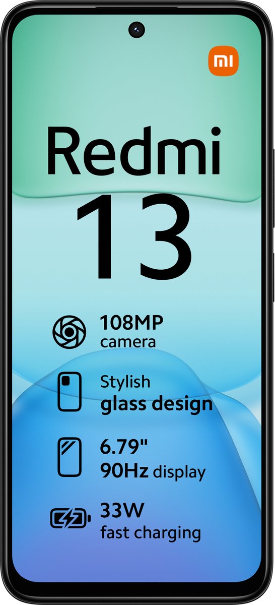 Xiaomi Redmi 13 8GB 256GB Midnight Zwart