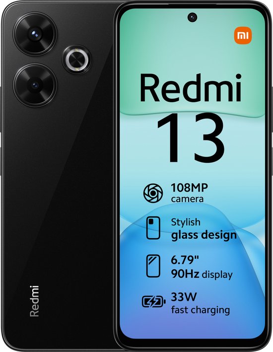 Xiaomi Redmi 13 8GB 256GB Midnight Zwart