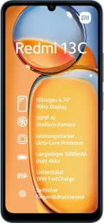 Xiaomi Redmi 13C 4G 4GB 128GB Navy Blauw
