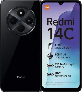 Xiaomi Redmi 14C 8GB 256GB Midnight Zwart