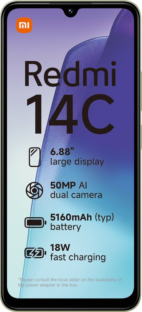 Xiaomi Redmi 14C 8GB 256GB Sage Groen