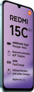 Xiaomi Redmi 15C Smartphone - Groen