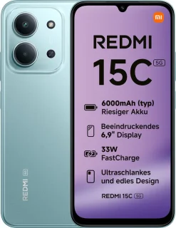 Xiaomi Redmi 15C Smartphone - Groen