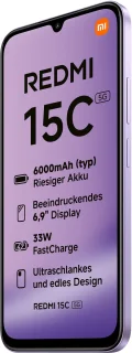 Xiaomi Redmi 15C Smartphone - Paars