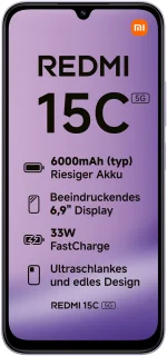 Xiaomi Redmi 15C Smartphone - Paars