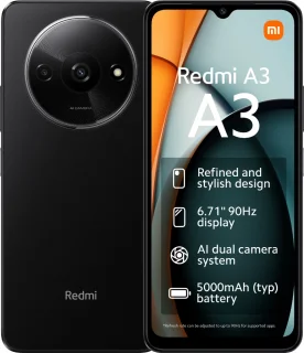 Xiaomi Redmi A3 128GB Midnight Zwart