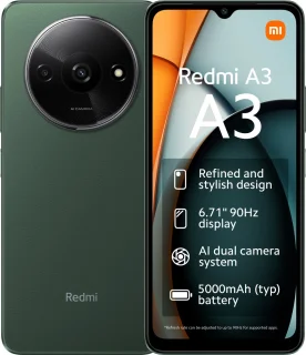 Xiaomi Redmi A3 64GB Forest Groen