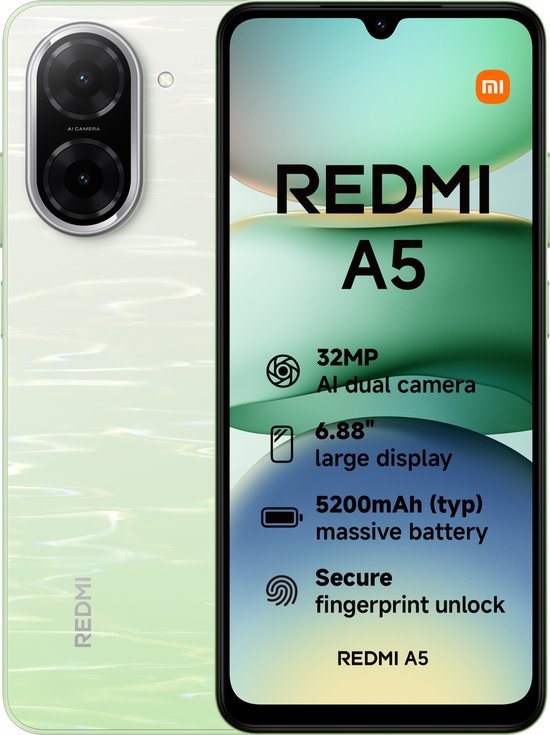 Xiaomi Redmi A5 3GB 64GB Groen review