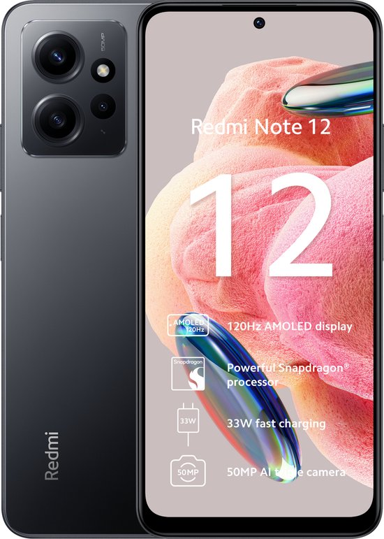 Xiaomi Redmi Note 12 128GB Zwart