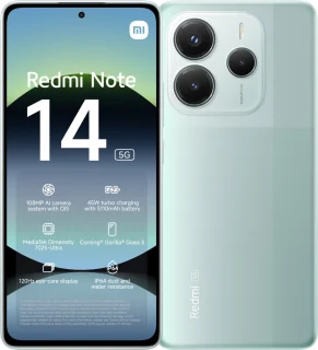 Xiaomi Redmi Note 14 5G 8GB 256GB Coral Groen
