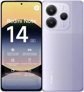 Xiaomi Redmi Note 14 5G 8GB 256GB Lavender Paars