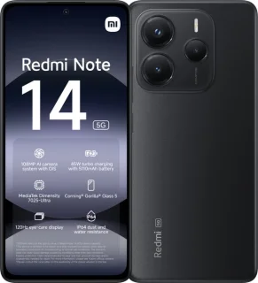 Xiaomi Redmi Note 14 5G 8GB 256GB Midnight Zwart