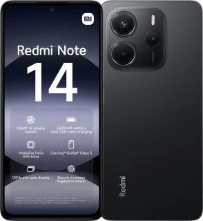 Xiaomi Redmi Note 14 8GB 256GB Midnight Zwart