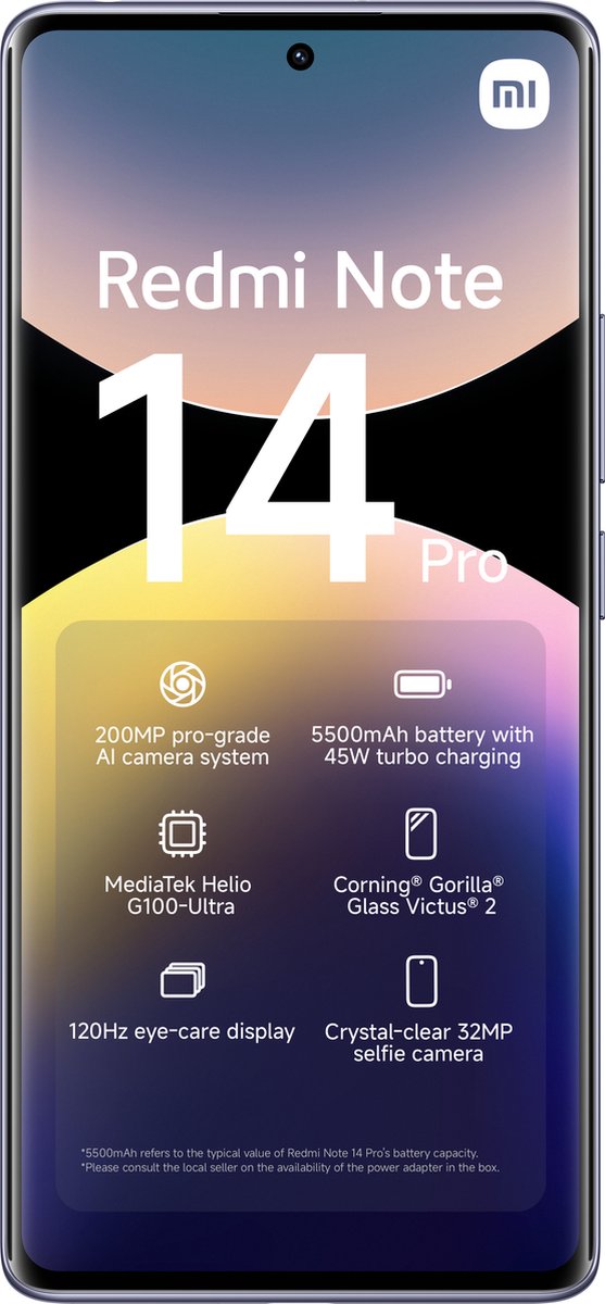Xiaomi Redmi Note 14 Pro 8GB 256GB Aurora Paars