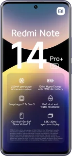 Xiaomi Redmi Note 14 Pro+ 8GB 256GB Lavender Paars 5G