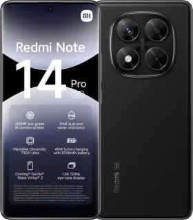 Xiaomi Redmi Note 14 Pro 8GB 256GB Midnight Zwart