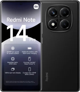 Xiaomi Redmi Note 14 Pro 8GB 256GB Midnight Zwart
