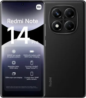 Xiaomi Redmi Note 14 Pro 8GB 256GB Midnight Zwart