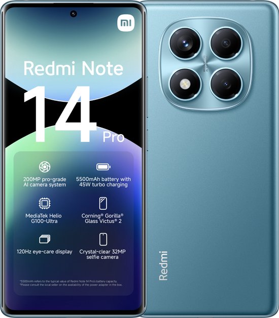 Xiaomi Redmi Note 14 Pro 8GB 256GB Ocean Blauw review