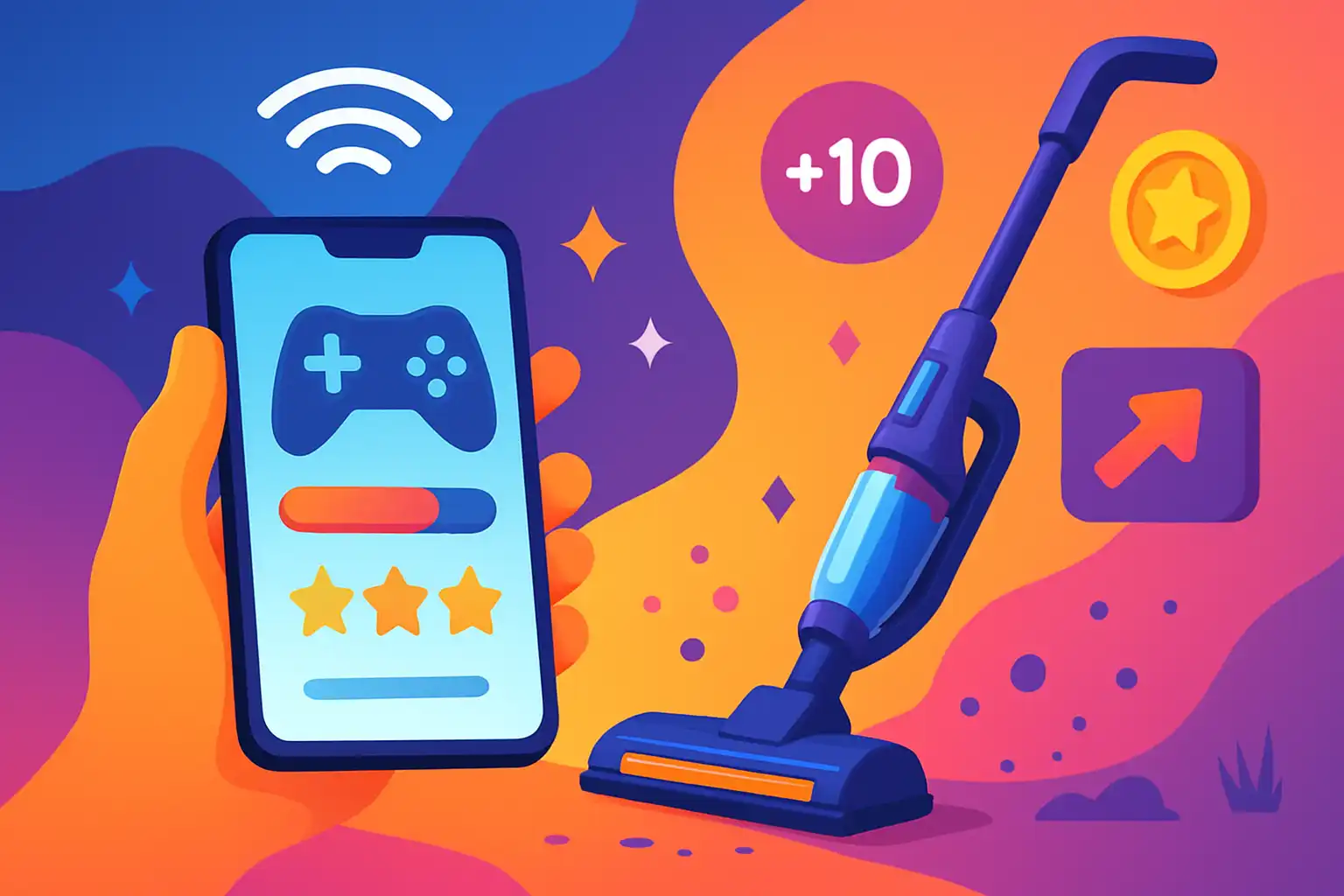 Gamified schoonmaken: zo maken app-gestuurde steelstofzuigers stofzuigen verrassend leuk