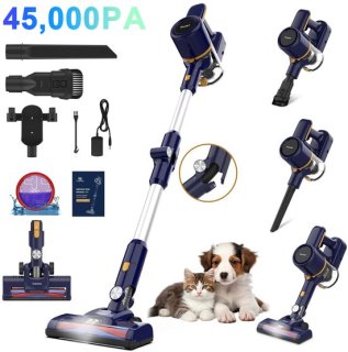 Grenintol Steelstofzuiger Draadloos - Steelstofzuiger - Zonder Zak - Op Accu - Opvouwbaar - 45,000PA - Met Opzetstukken - Draadloze Stofzuiger Zonder Zak review