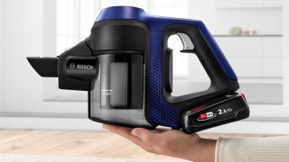Bosch Unlimited 6 BBS611MAT Steelstofzuiger Blauw