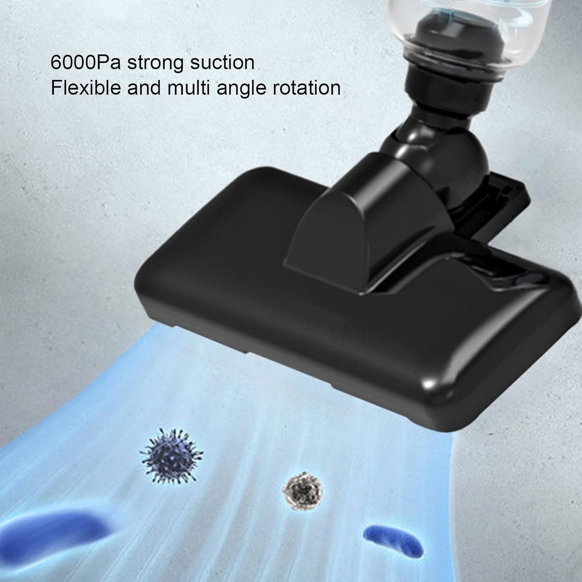 Wat vinden we goed aan de Draadloze handstofzuiger 6000 Pa 1800 mAh 40 min