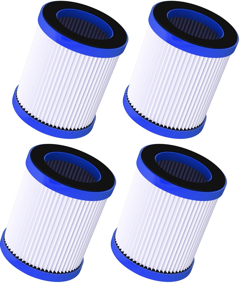 De Elekiatech Steelstofzuiger HEPA Filter Set 4 stuks voor modellen XL315, XL316, XL618E-8, H75 in één oogopslag