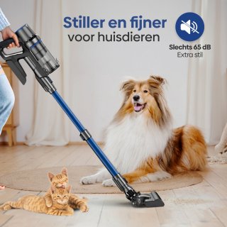 Olvy Steelstofzuiger Draadloos 350W 35Kpa Zonder Zak