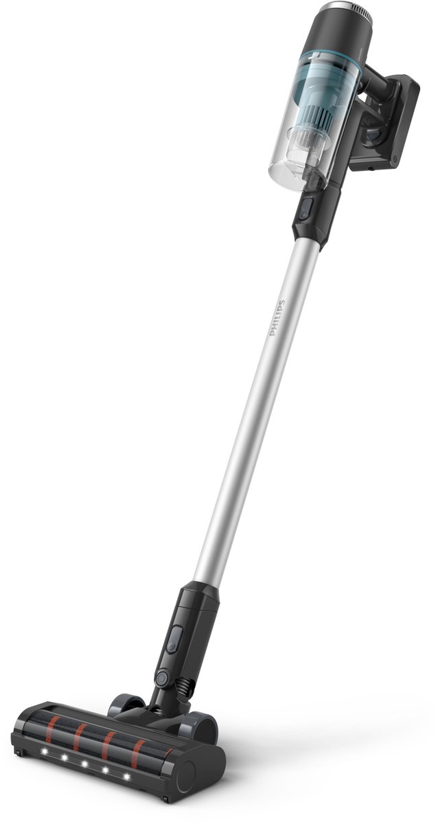De Philips XC3031/01 Steelstofzuiger Draadloos Matzwart in één oogopslag