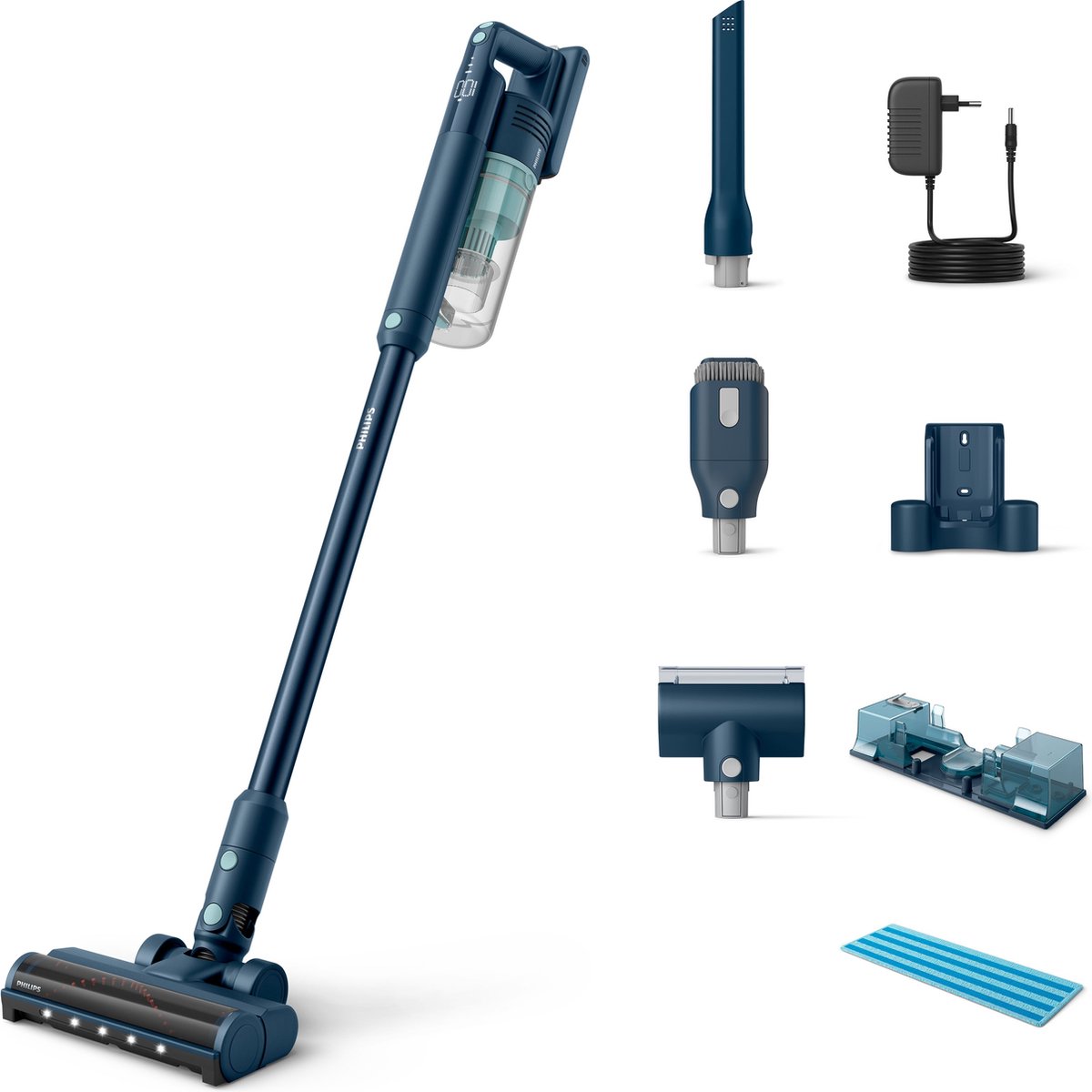 Wat vinden we goed aan de Philips XC5141/01 Steelstofzuiger met Dweilfunctie