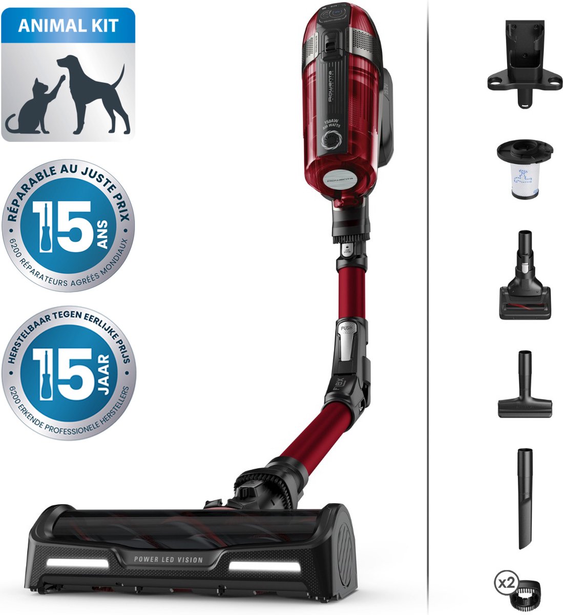 Wat vinden we goed aan de Rowenta X-Force Flex 12.60 RH98A9WO Steelstofzuiger Draadloos