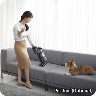 Samsung Jet 75E Pet Steelstofzuiger VS20B75AGR5/WA Zilver