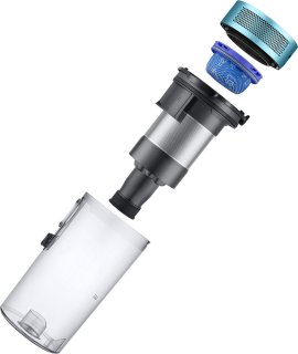 SAMSUNG Jet 75E Turbo Steelstofzuiger Grijs/Blauw