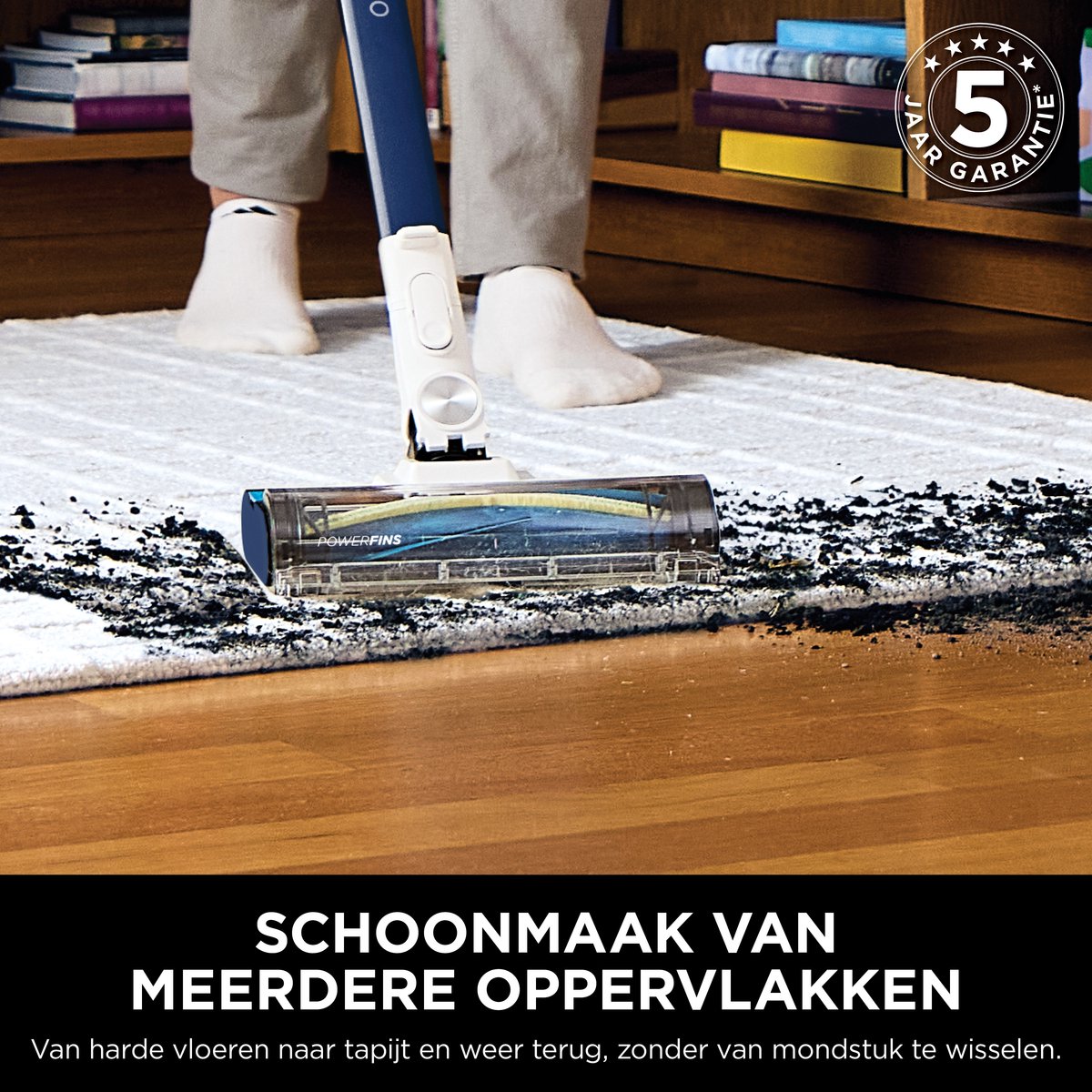 Wat vinden we goed aan de Shark PowerPRO IZ380EU Steelstofzuiger draadloos