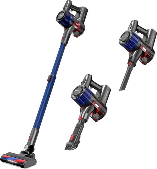 Krachtige, flexibele steelstofzuiger met kruimelfunctie en LED-verlichting