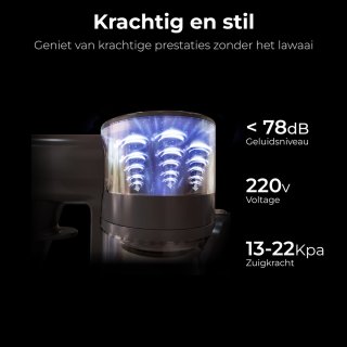 Zedar S600 draadloze steelstofzuiger